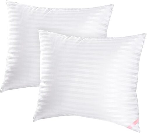 Throw Pillow Inserts, Machine Washable Pillows,Premium Polyester Fiber Fill for Sofa Bed & Decorative Cushions (White, 18x18inch)