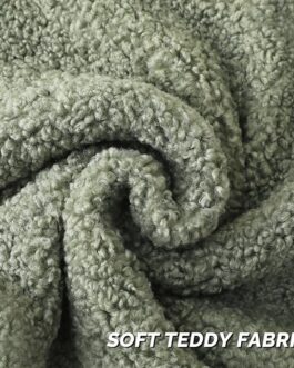Sage Green Throw Pillow Covers 18×18 Inch Set of 2,Furry Faux Fur Teddy Boucle Textured Cushion Covers,Soft Fluffy Decorative Pillow Case,Home Decor for Couch Bed Living Room Office Car